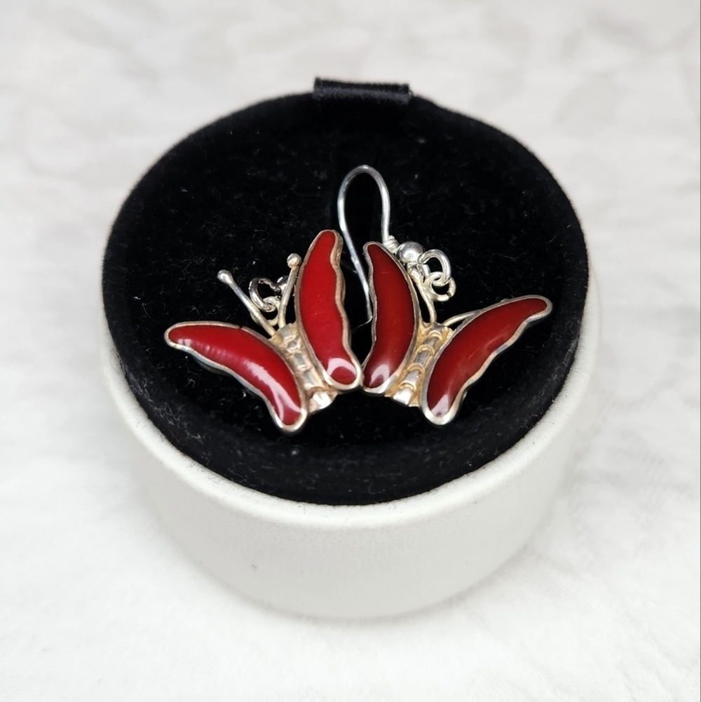 Vintage Butterfly Earrings